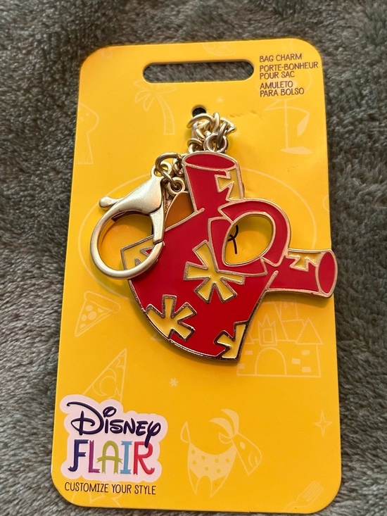 Disney Other - ☀️NWT-Disney Flair Teal Tag Bag Charm with Gold Accent